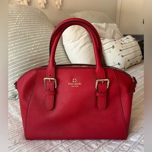 Kate Spade Iconic Red Buckle Bag